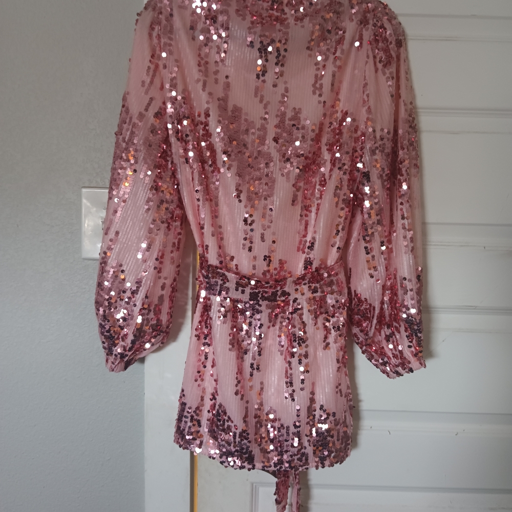 Buddy Love Pink Sequin Mini Dress - Picture 2 of 8